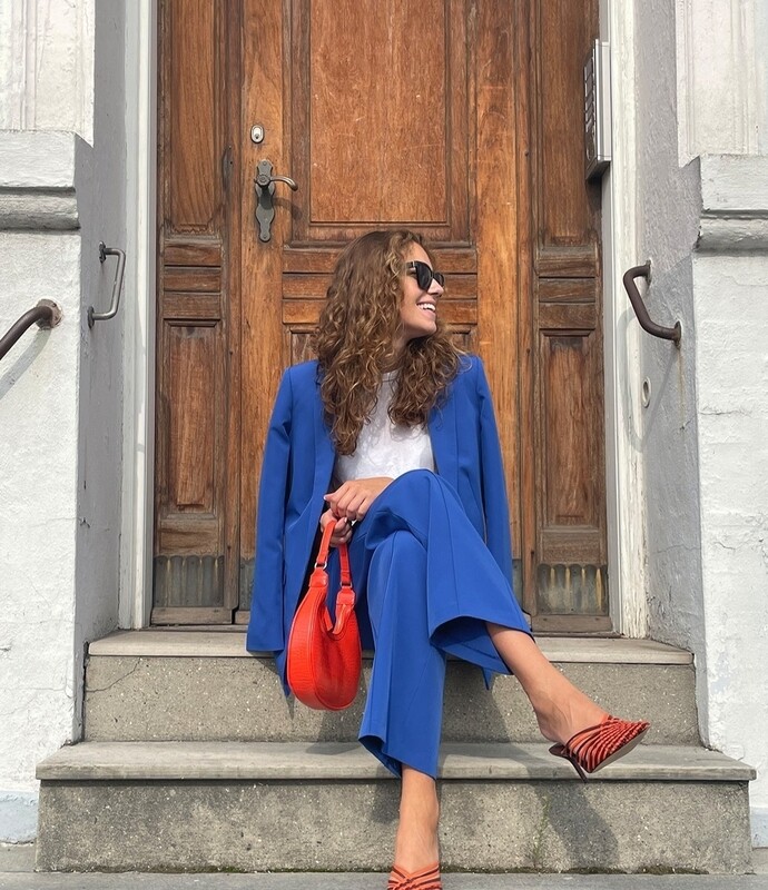 Pieces Blazer Oversize PcBossy Bluette Pieces Blazer Oversize PcBossy Bluette