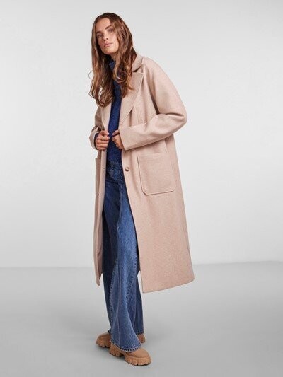 Pieces Coat Nili Ecrù