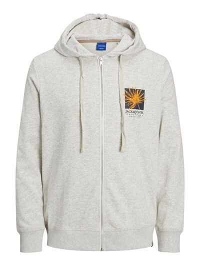 Jack&Jones Felpa Cryon Grey Melange ss24 Jack&Jones Felpa Cryon Grey Melange ss24