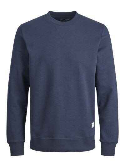 Jack&Jones Felpa Crew ss24 Blu, Taglia: S