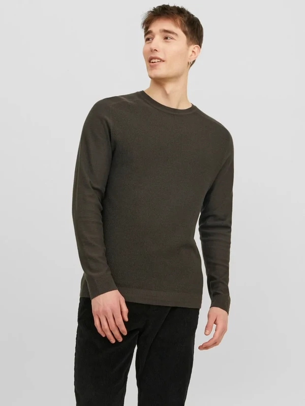 Jack&Jones Pullover Andreson ss24 Militare Jack&Jones Pullover Andreson ss24 Militare