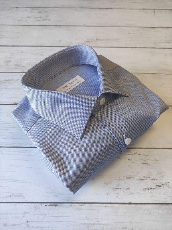 Regent Camicia 5B397 Rex Azzurro