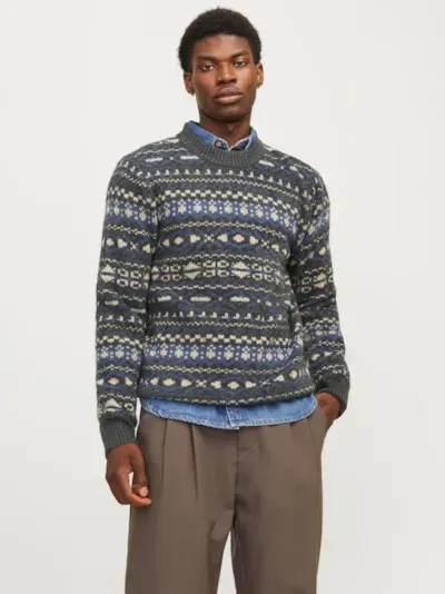 Jack&Jones Pullover Dave Grey Jack&Jones Pullover Dave Grey