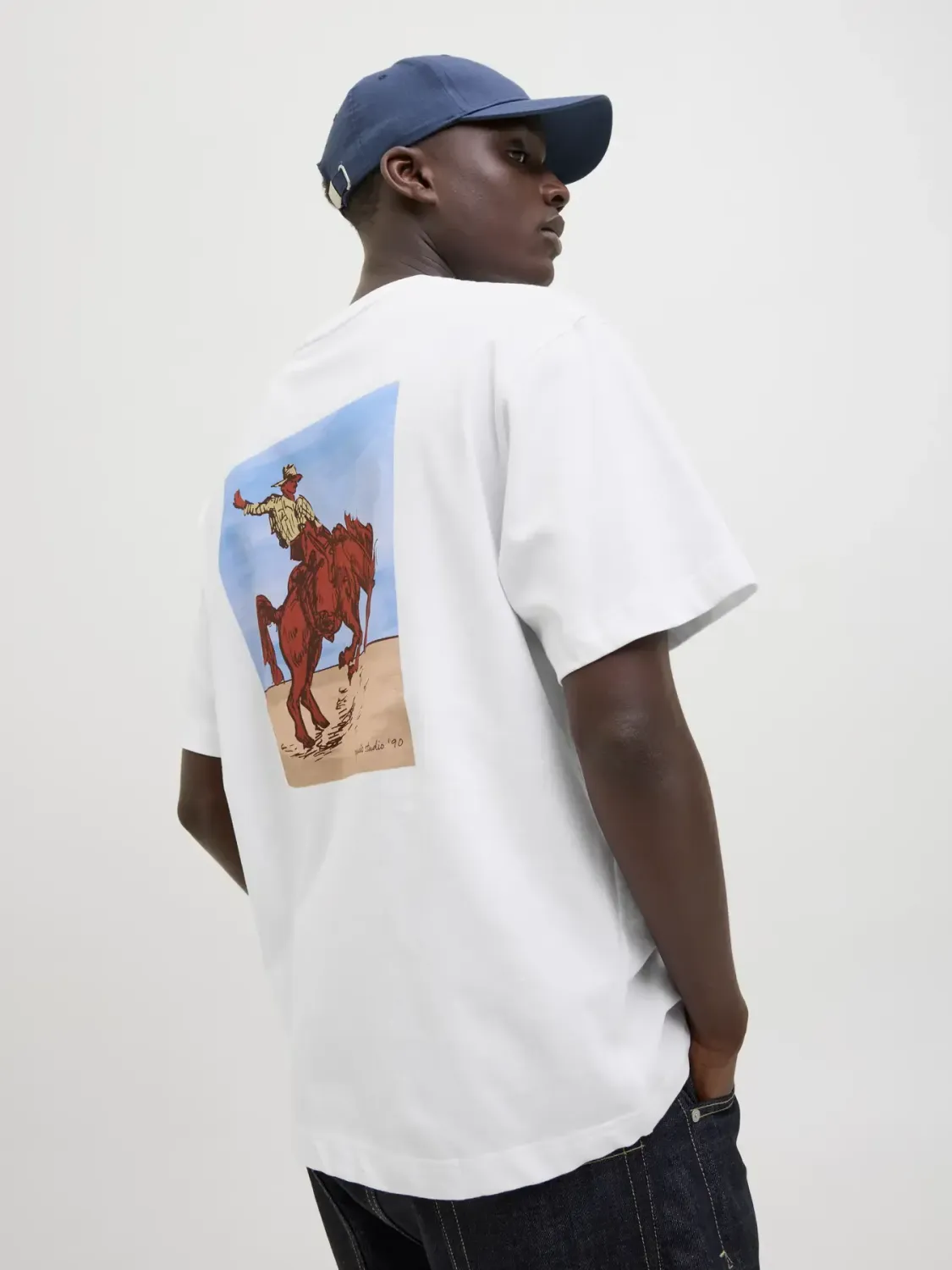 Jack&Jones T-shirt Marrakesh White Horse
