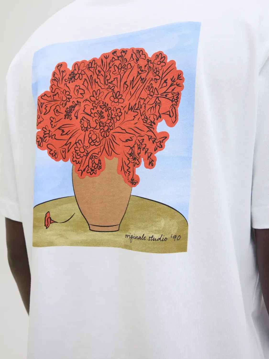 Jack&Jones T-shirt Marrakesh White Flowers