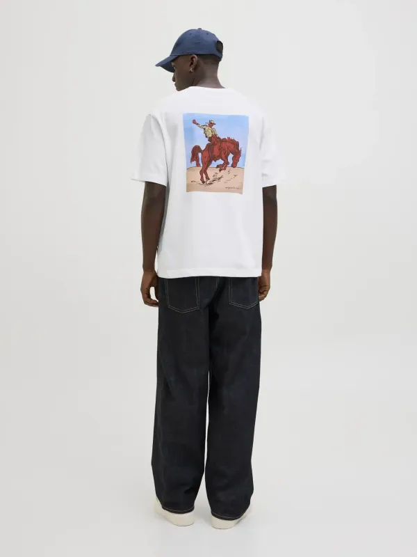 Jack&Jones T-shirt Marrakesh White Horse Jack&Jones T-shirt Marrakesh White Horse