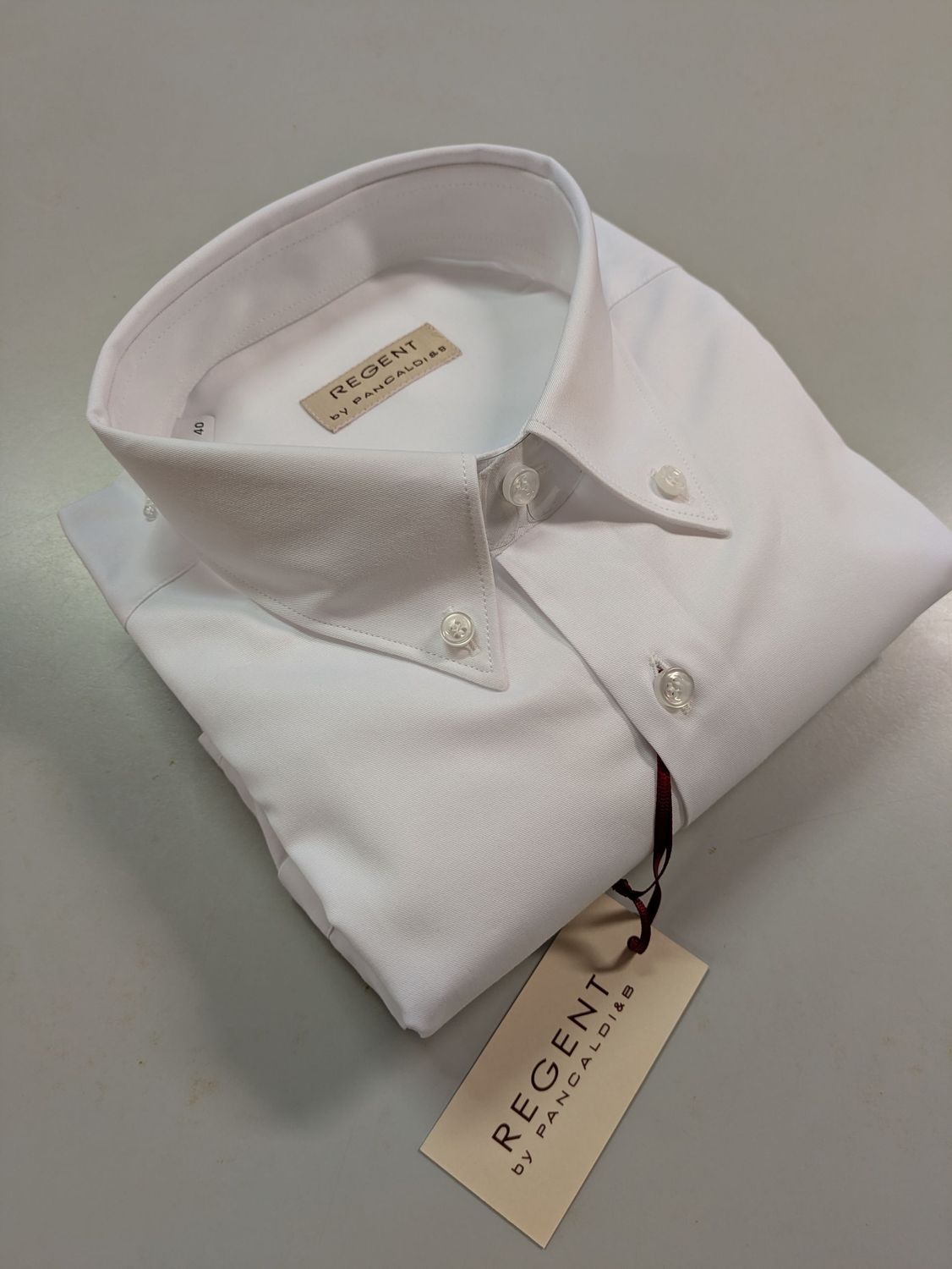 Camicia Regent 3B116 Bianco Botton Down