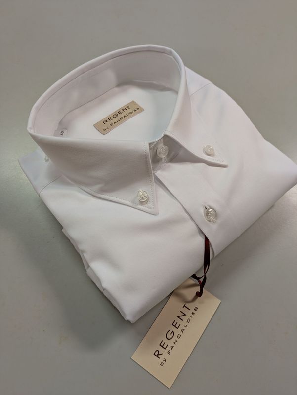 Camicia Regent 3B116 Bianco Botton Down