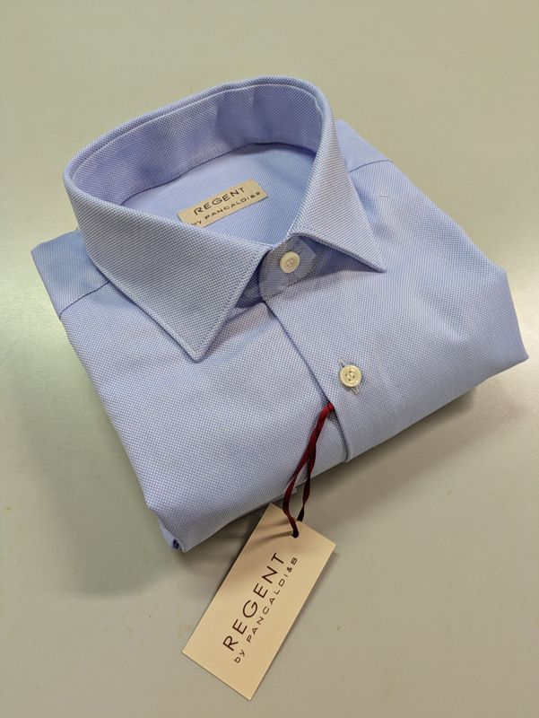 Camicia Regent 5B397 Azzurro Oxford
