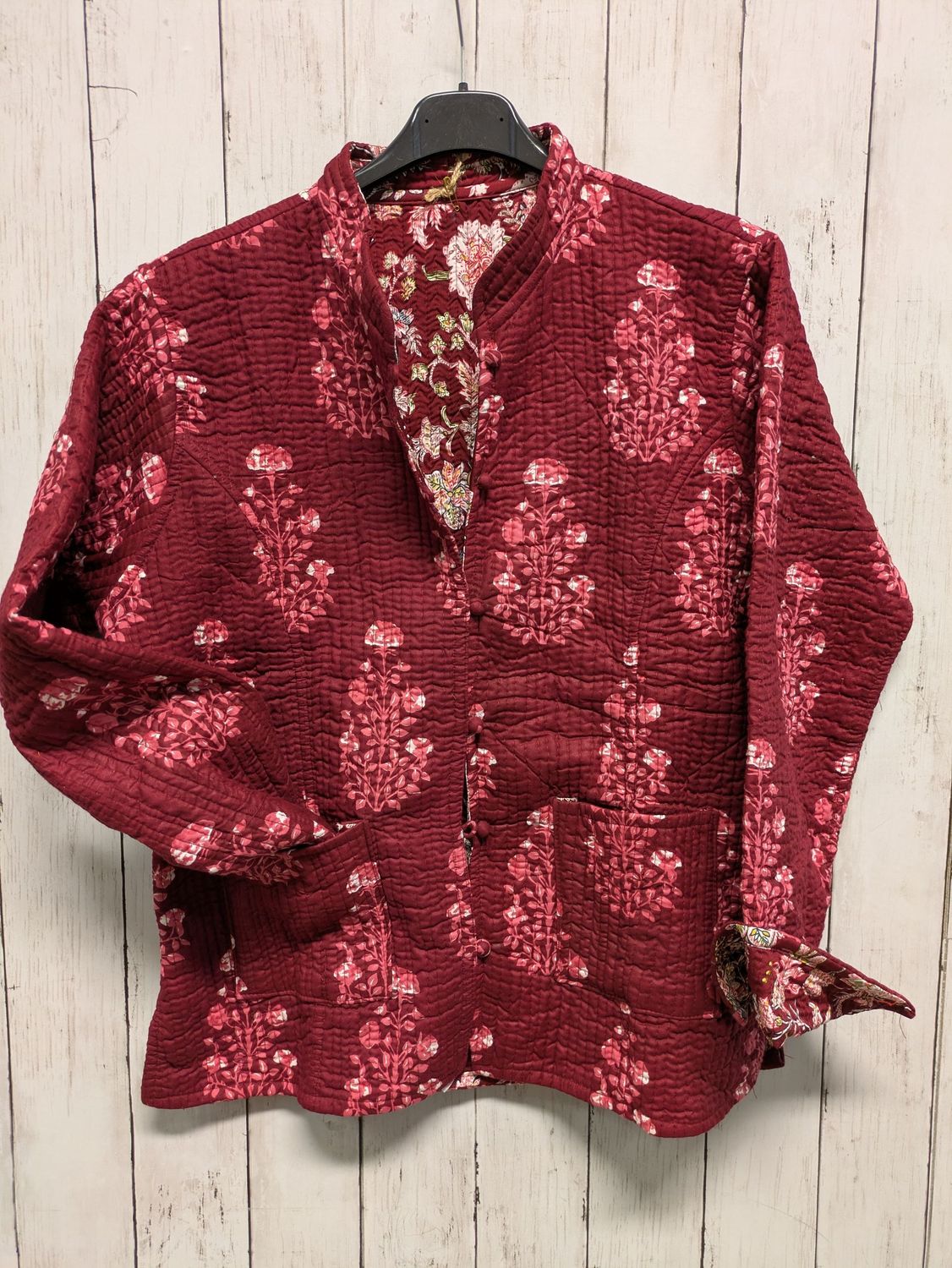 Giacca Quilt India Reversibile