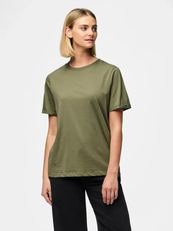 Pieces t-shirt Ria Girocollo Green