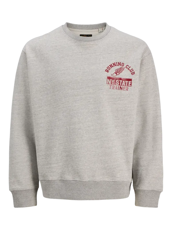 Jack&Jones Felpa Jacob Girocollo Grey Jack&Jones Felpa Jacob Girocollo Grey