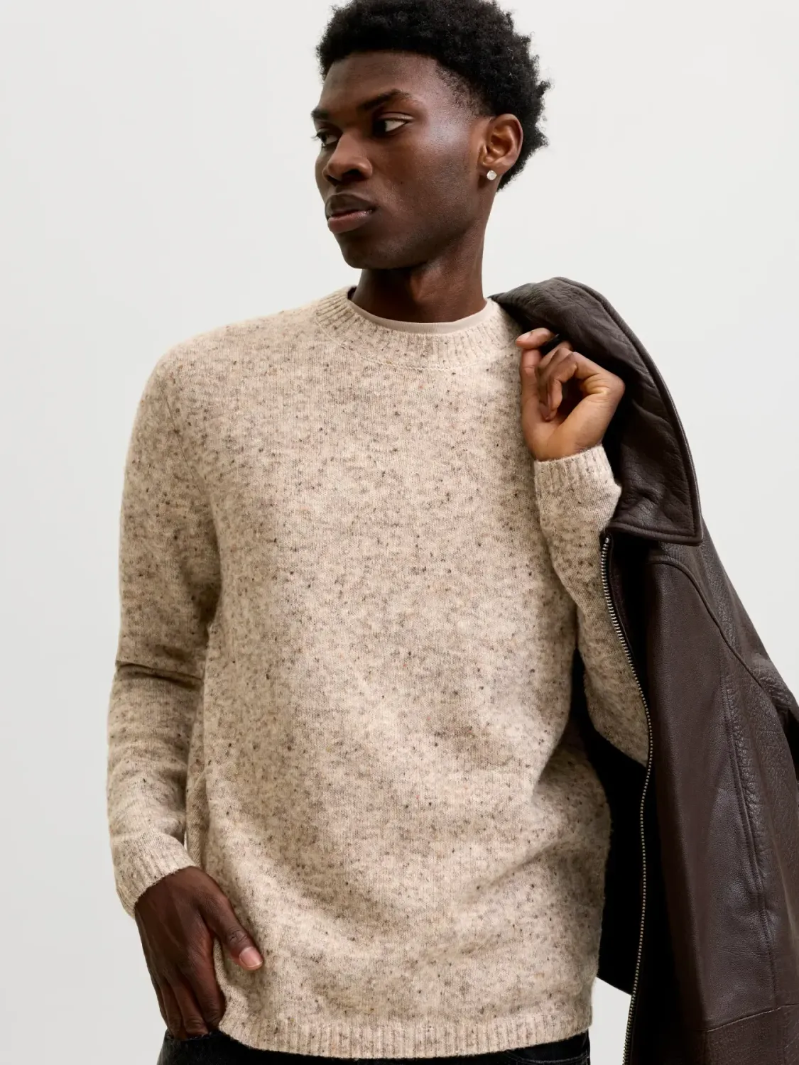 Maglione Jack&Jones Niel Ecrù Maglione Jack&Jones Niel Ecrù