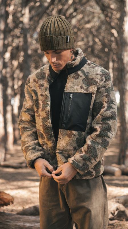 Giacca in Pile Trez Wood camo Giacca in Pile Trez Wood camo