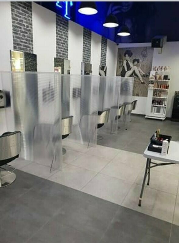 Protection pour salon de coiffure