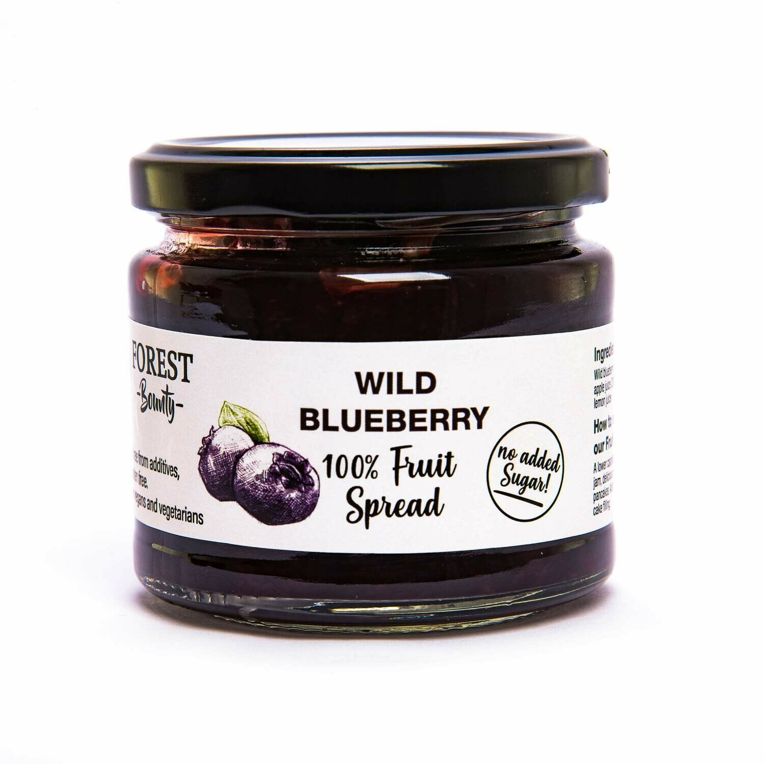 Forest Bounty 100% Fruit Spread Wild Blueberry
