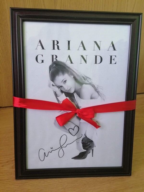 Ariana Grande My Everything era picture autographed+ framed