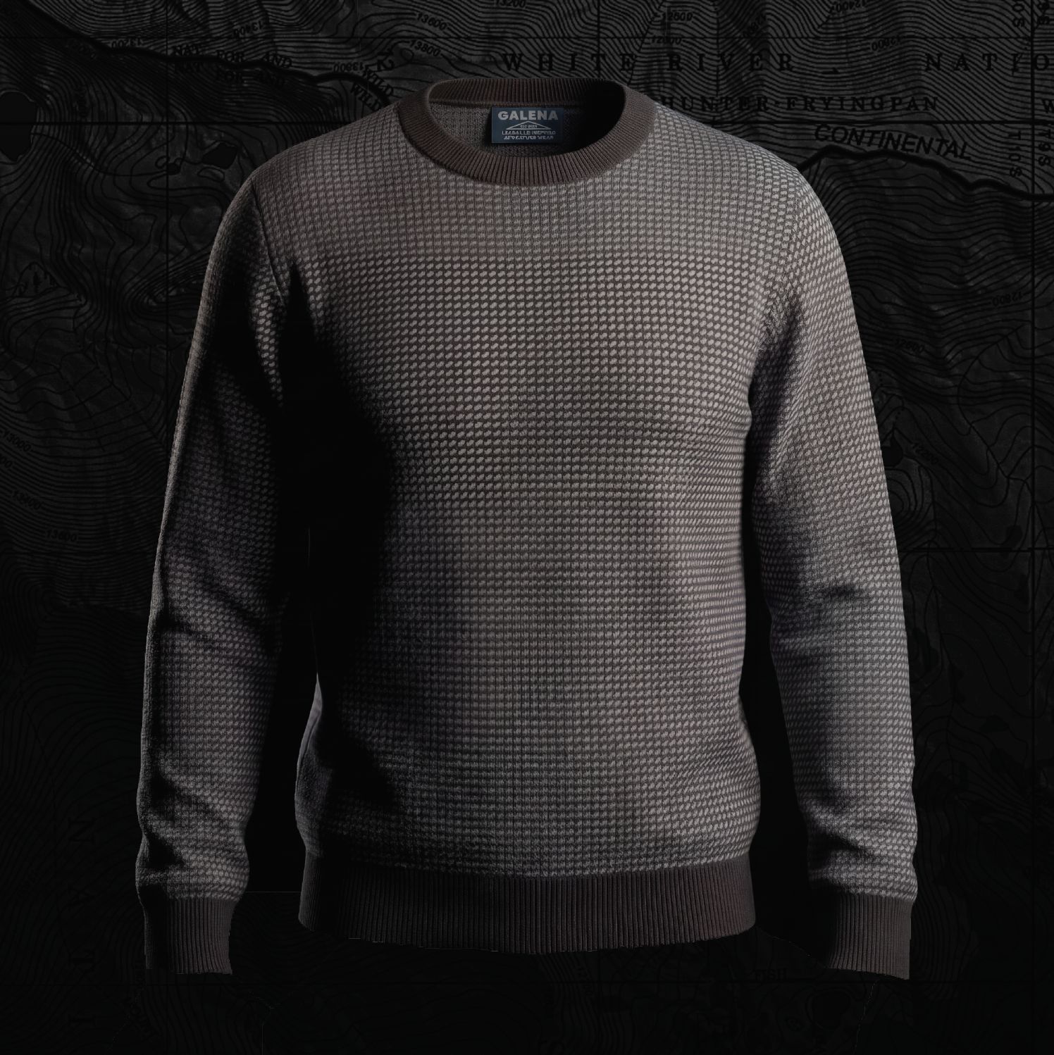 Galena Mountain Merino, Color: Charcoal - Grey, Size: XS