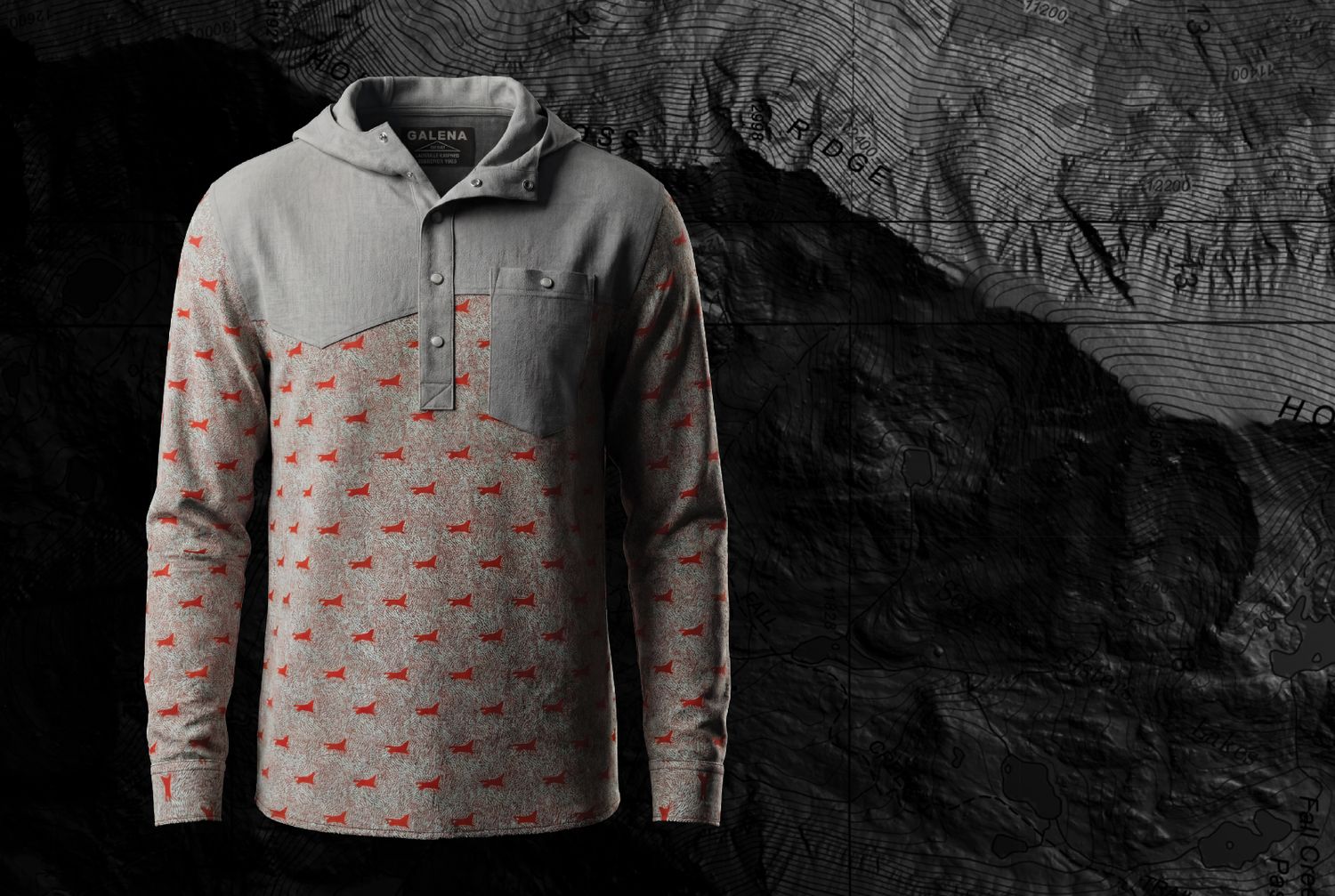 Low Tide - Stretch Linen Wolves