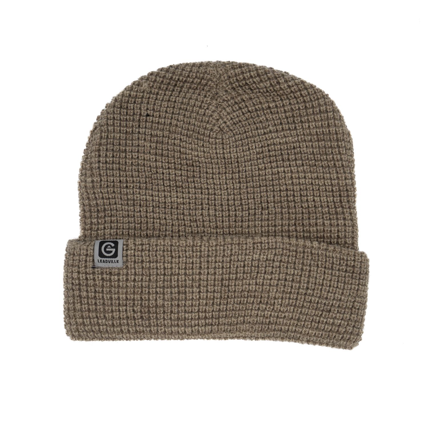 Galena Waffle Knit Beanie - Wool, Design: Pika Brown