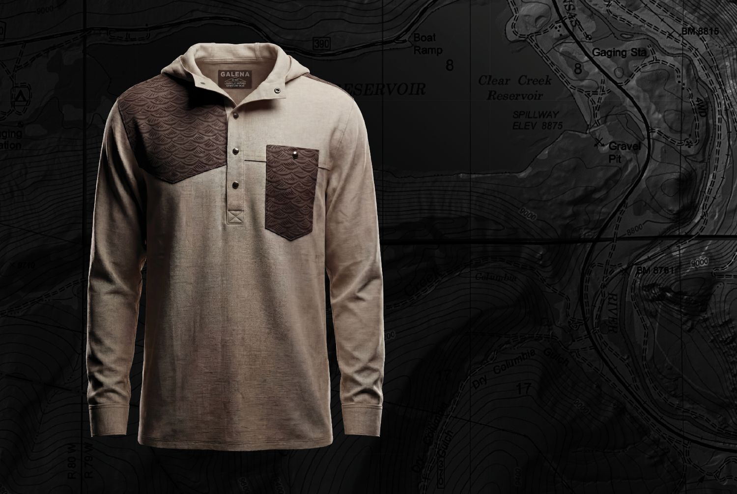 Low Tide - Stretch Linen Clear Creek