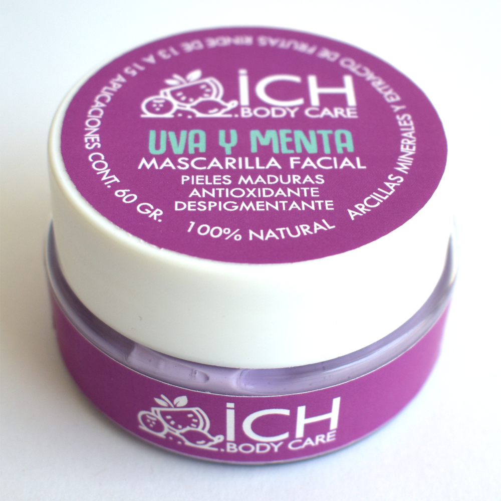 MASCARILLA FACIAL UVA MENTA