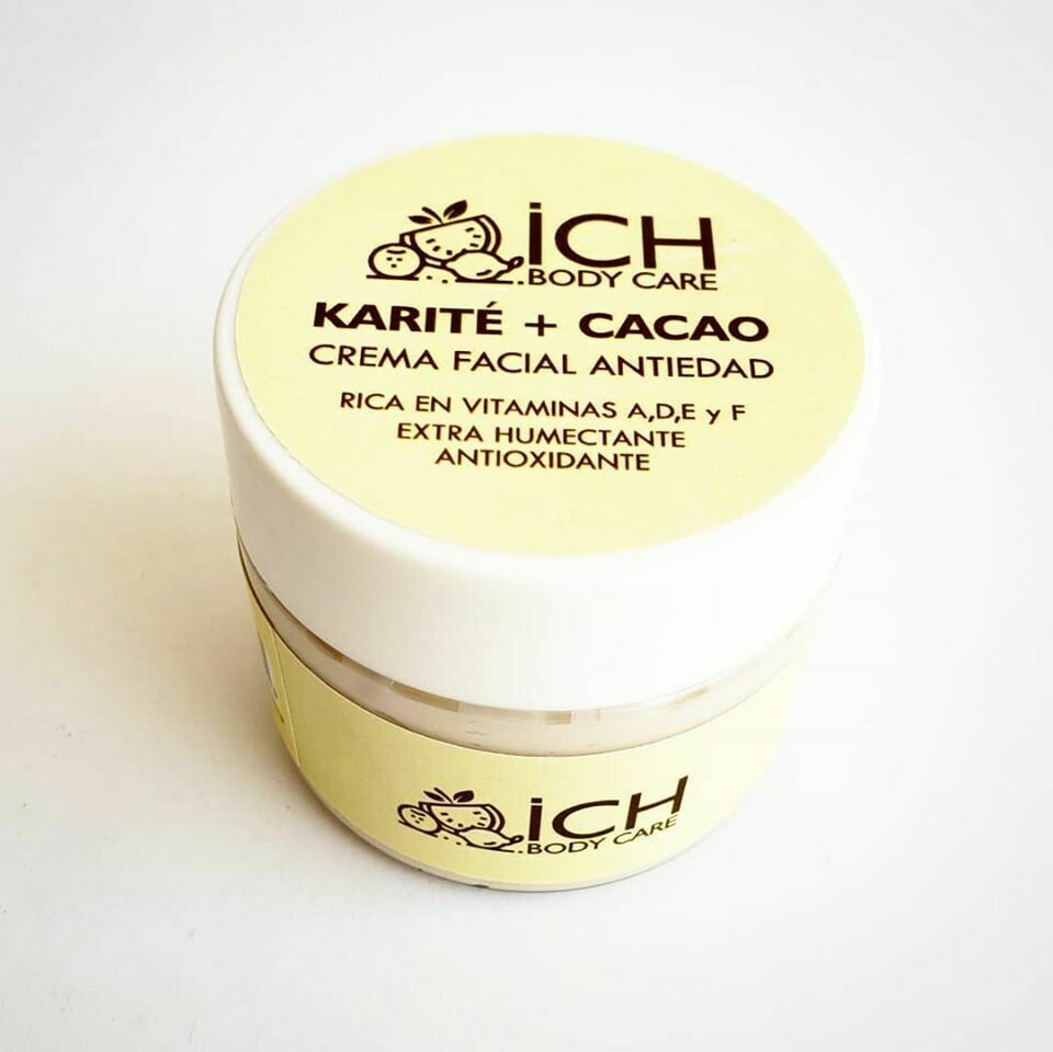 CREMA FACIAL KARITÉ Y CACAO