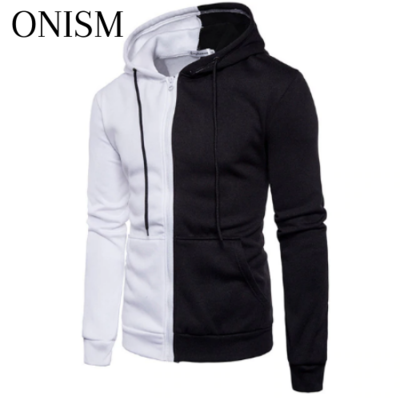 Black and white hoodie