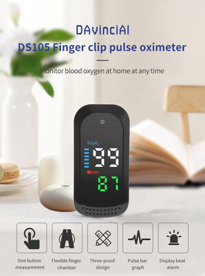DS105 LED PULSE OXIMETER CE AND FDA APPROVED FINGERTIP DS105 LED PULSE OXIMETER CE AND FDA APPROVED FINGERTIP