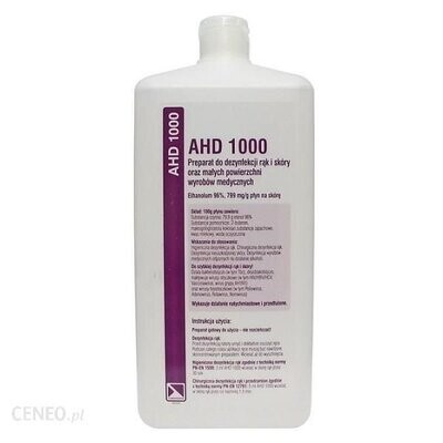 AHD desinfection liquid refill 1 L