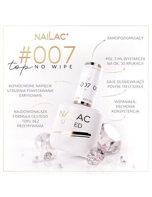 Nailac #007 Top Coat No Wipe