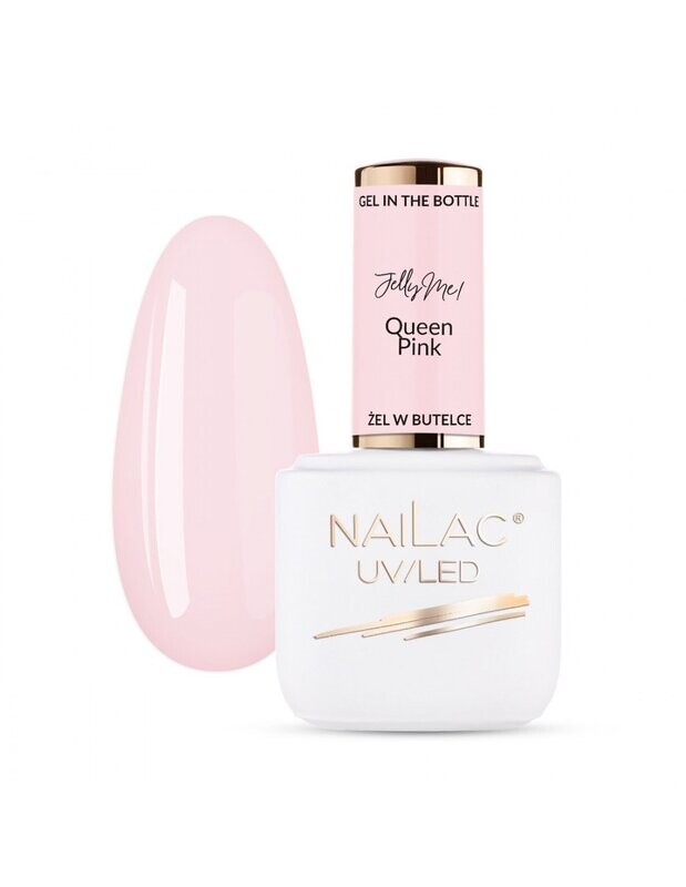 Nailac Gel In The Bottle #Queen Pink