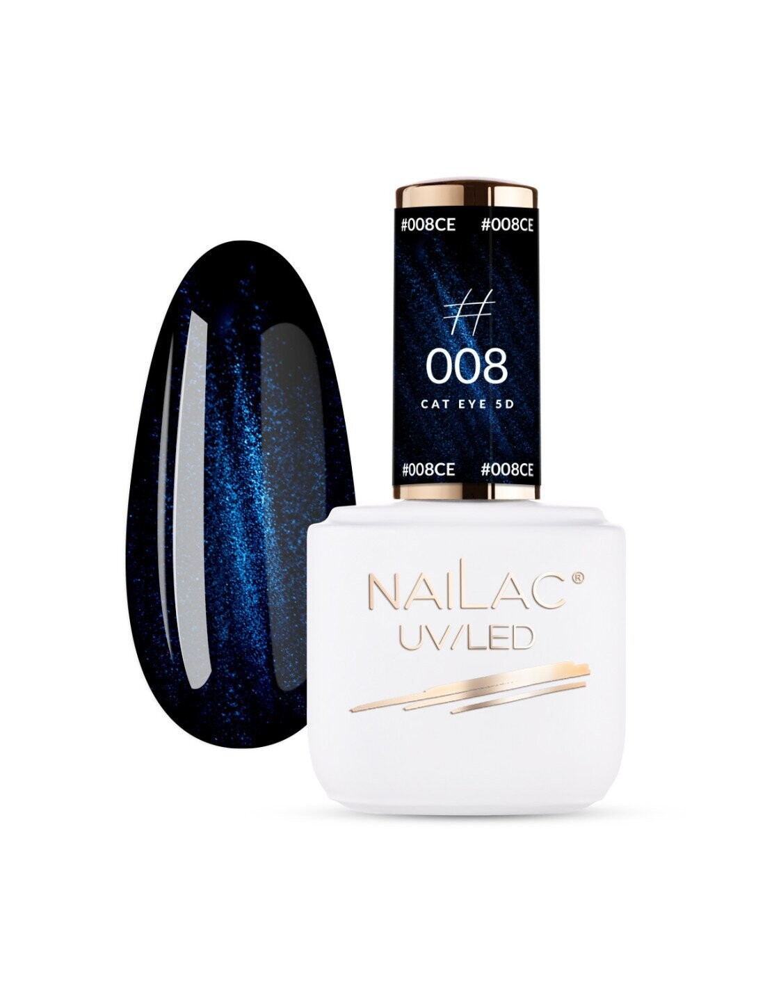 Nailac Cat Eye 5D # 008 Gel Polish
