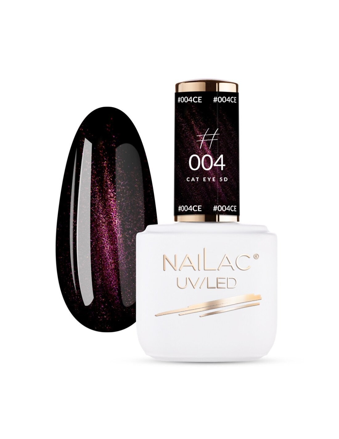 Nailac Cat Eye 5D # 004 Gel Polish