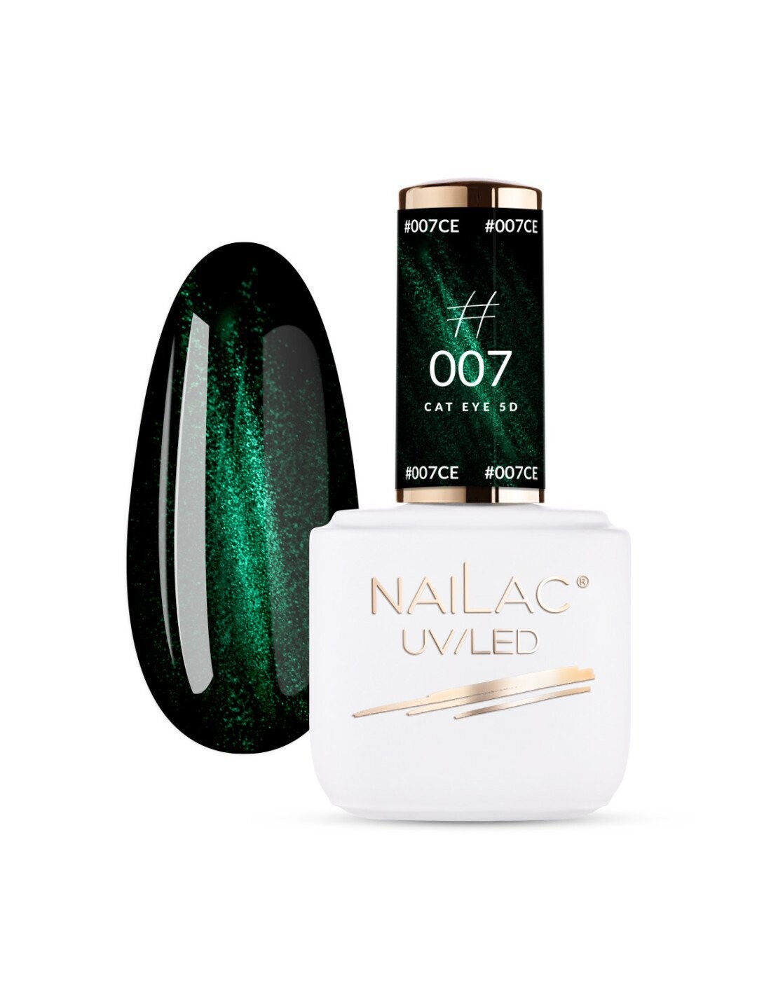 Nailac Cat Eye 5D # 007 Gel Polish