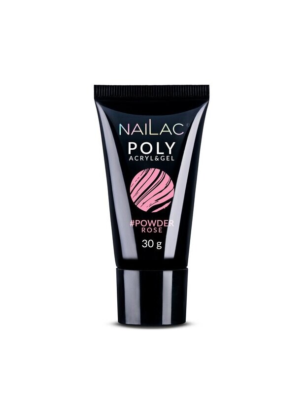 Nailac Poly Acryl&Gel Powder Rose 30 g