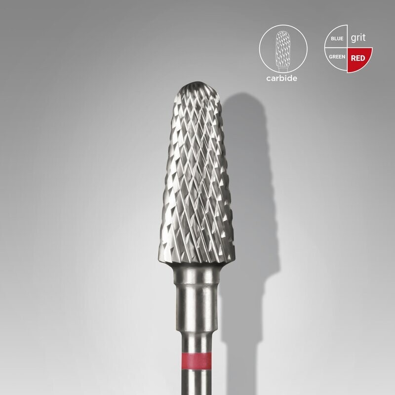 Staleks Carbide drill bit "frustum" red 6/14 mm