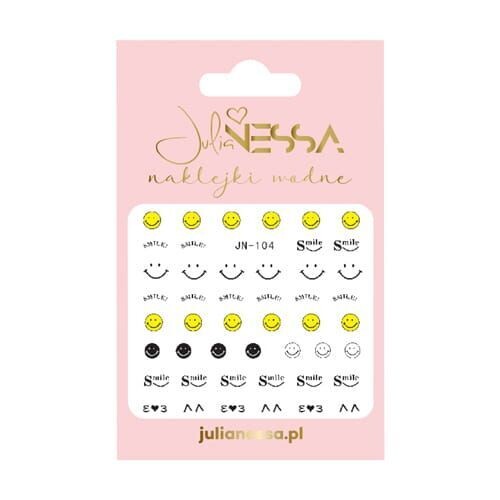 Julia Nessa Water Stickers Retro Emoji