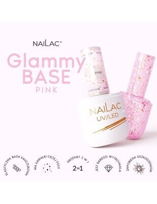 Nailac Glammy Base Pink 7 ml