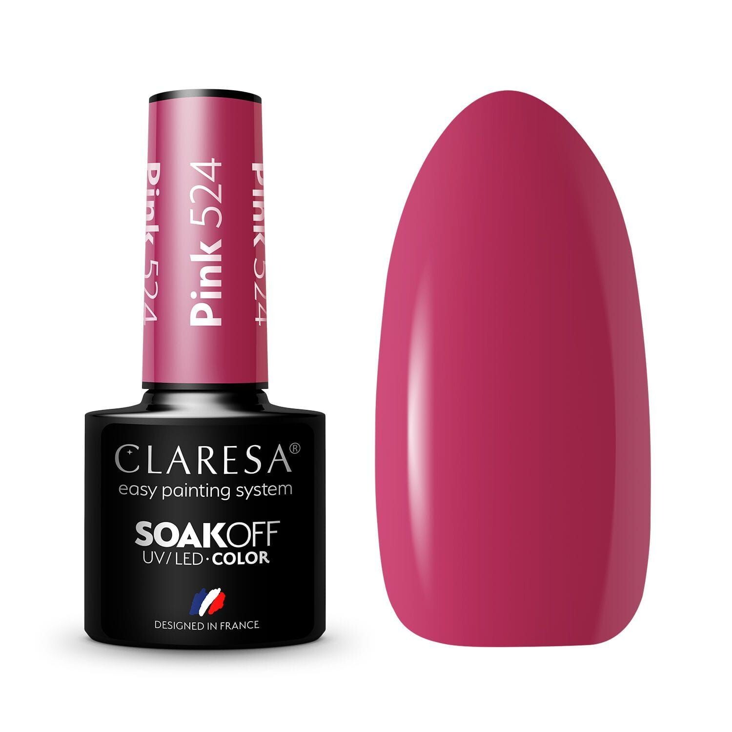 Claresa Gel Polish Pink 524