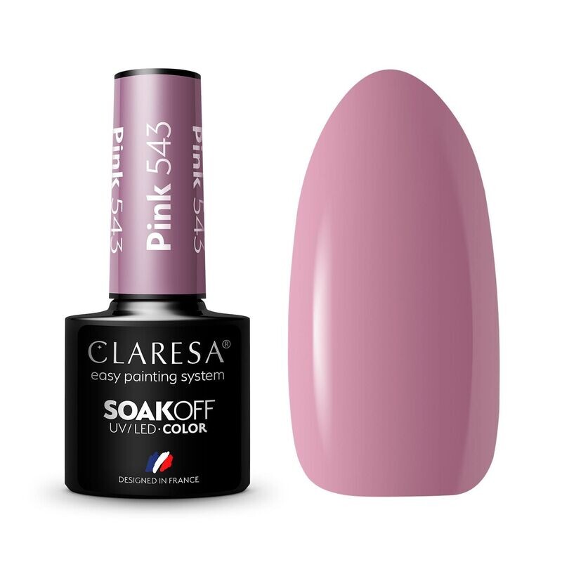 Claresa Gel Polish Pink 543