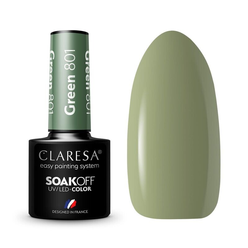 Claresa Gel Polish Green 801