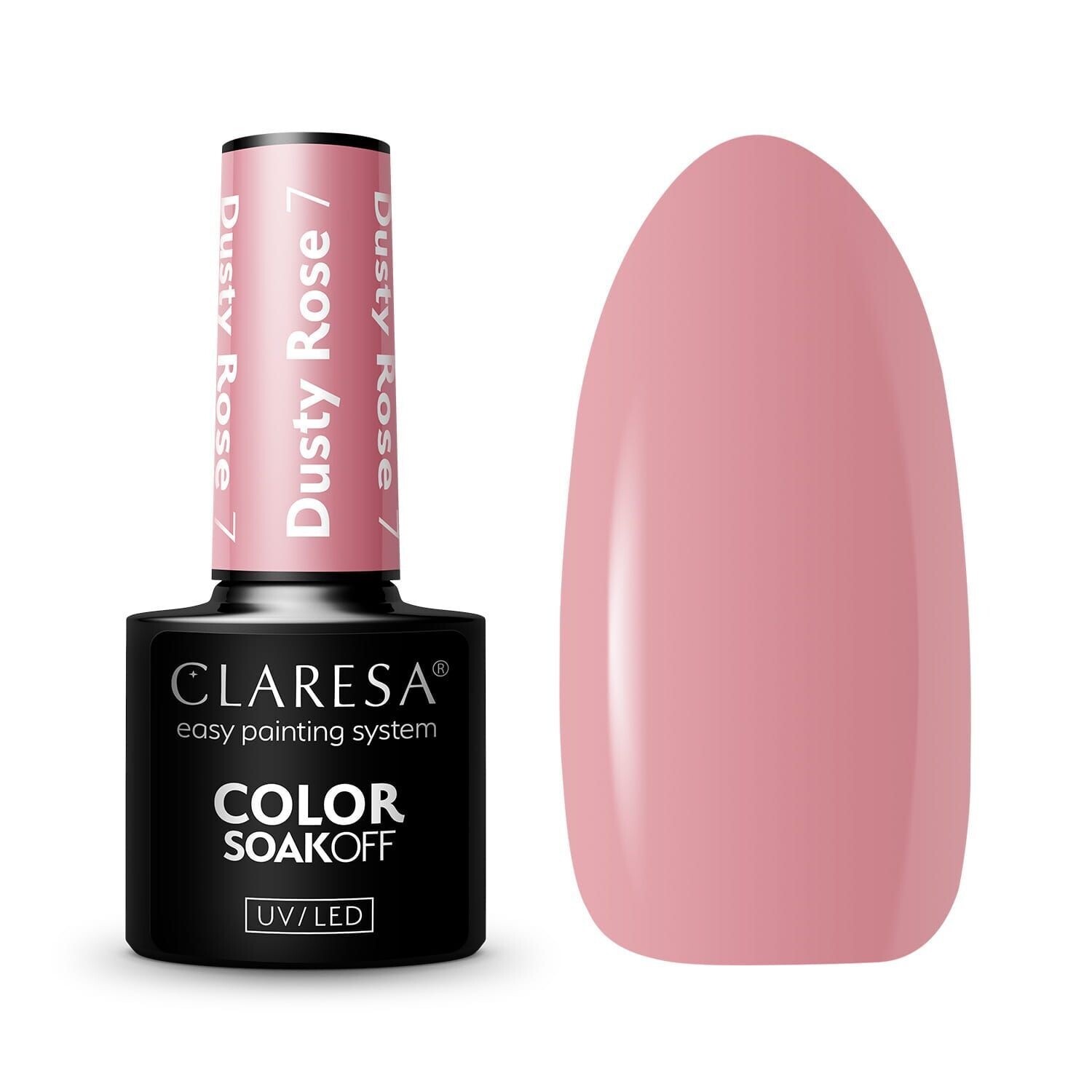 Claresa Gel Polish Dusty Rose 7