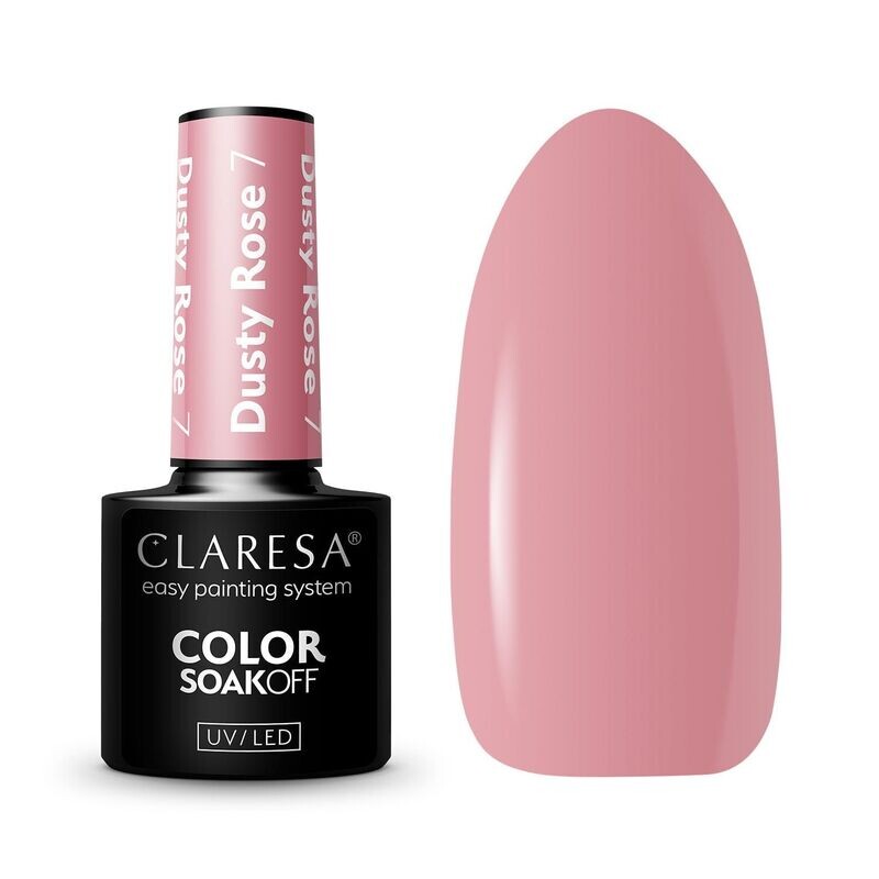 Claresa Gel Polish Dusty Rose 7