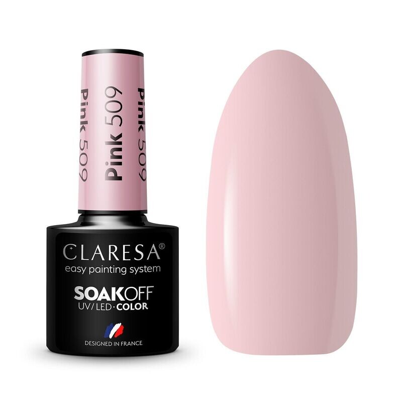 Claresa Gel Polish Pink 509