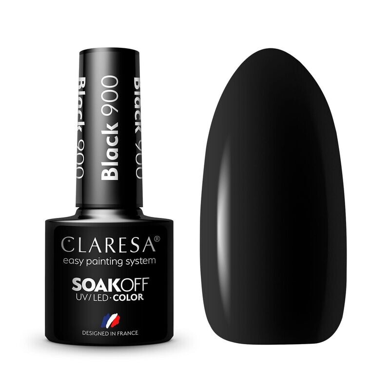 Claresa Gel Polish Black 900