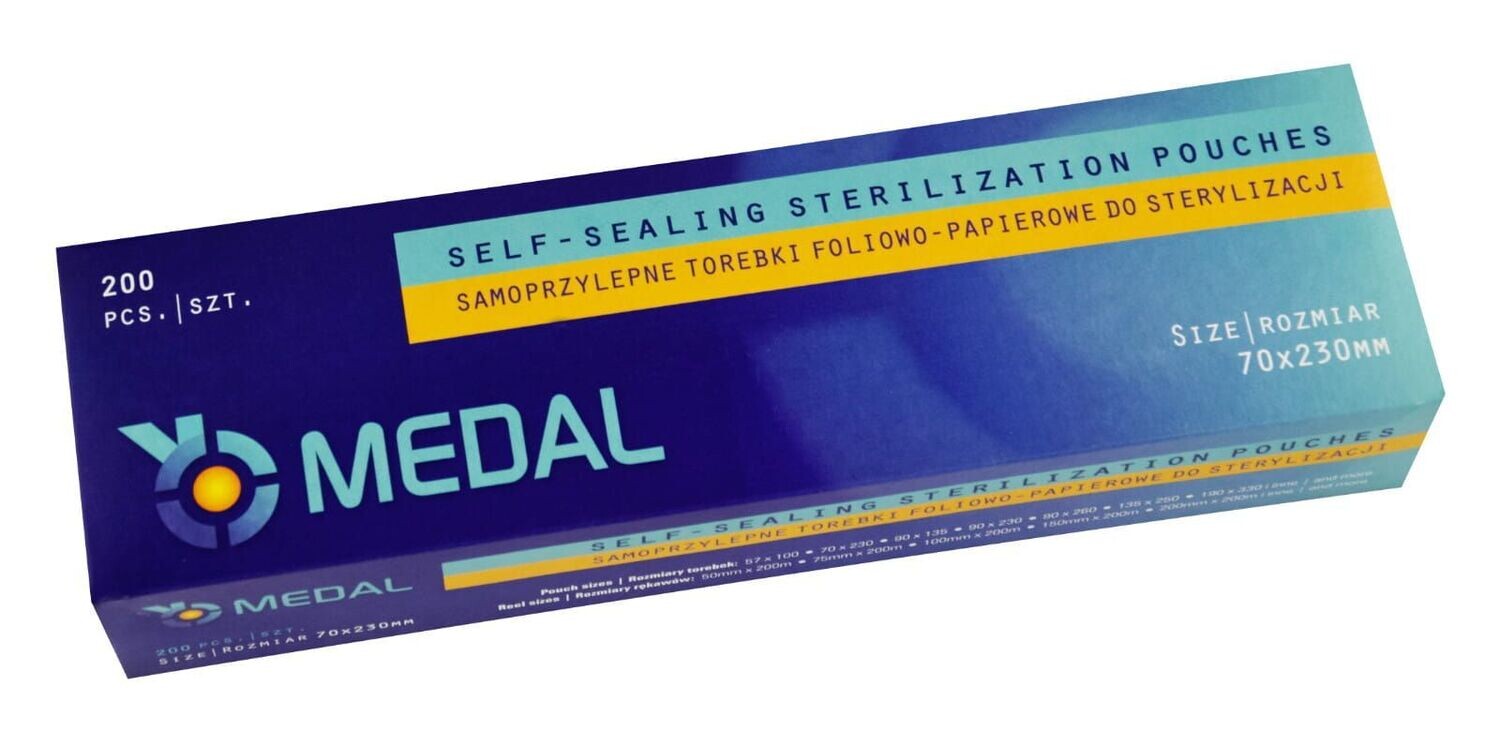 Sterilisatie Zakjes 70x230