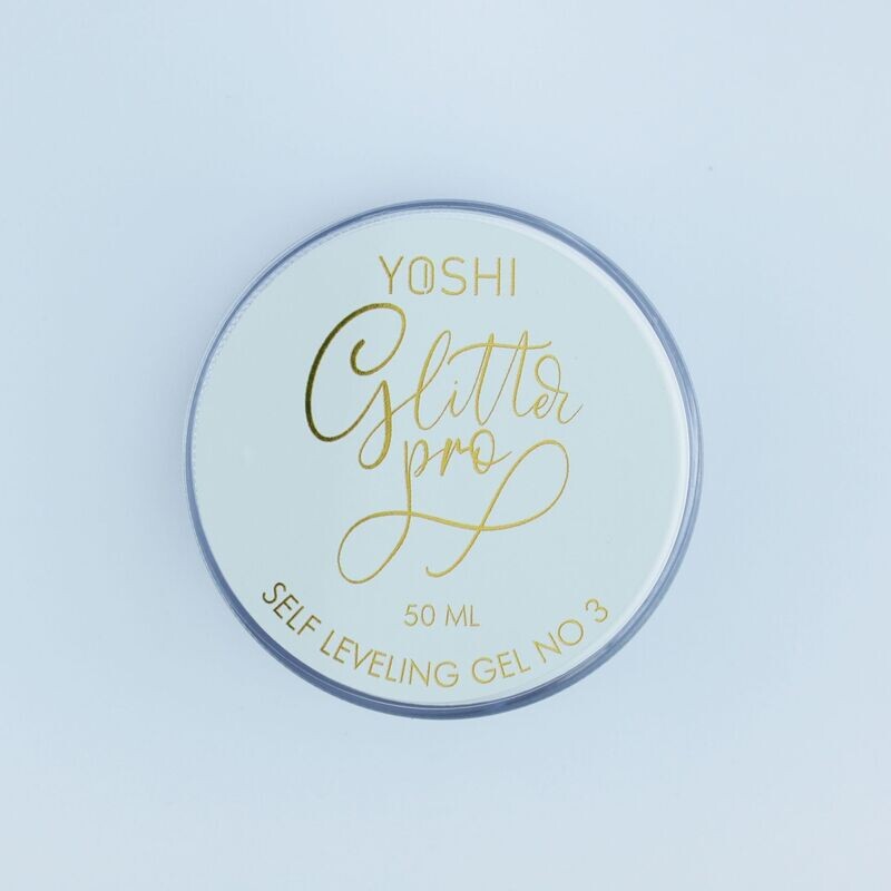 Yoshi Glitter Pro Uv Gel Self Leveling No3  15 ml