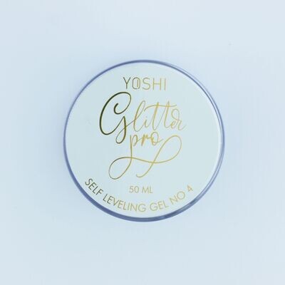 Yoshi Glitter Pro Uv Gel Self Leveling No4 15 ml