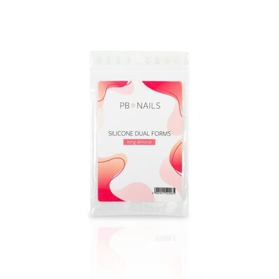 PB NAiLS Silicone Dual Forms Long Almond